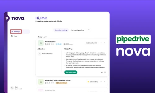 Pipedrive Nova: Absolutní game changer pro obchodníky a konec otravných zápisů ze schůzek
