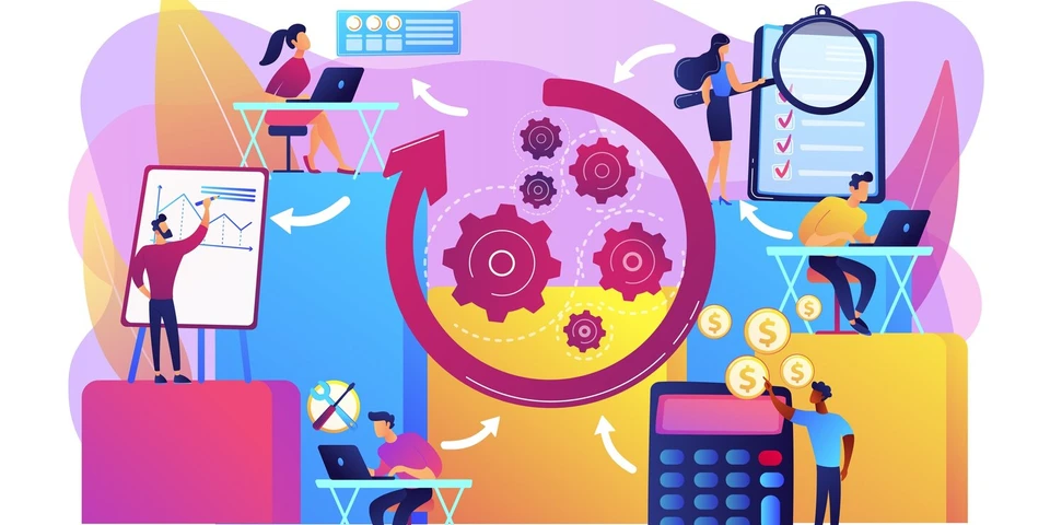 workforce-organization-management-workflow-processes-workflow-process-design-automation-boost-your-office-productivity-concept_335657-695